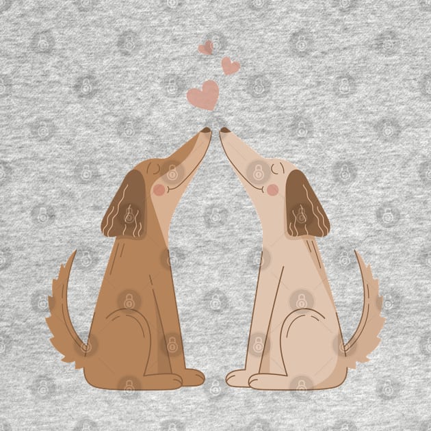 Love is in the air... and in their snout! by GLAMNEE